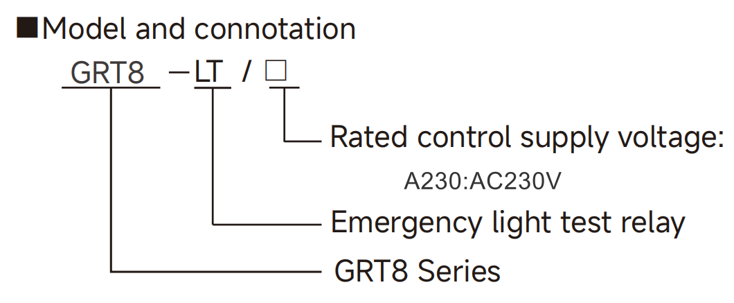 GEYA GRT8-LT Emergency Light test Relay Timer for Automatic test 230V