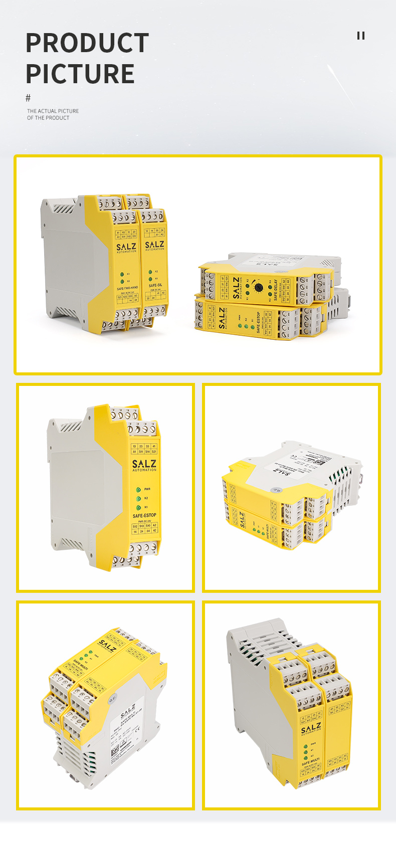 GEYA SAFE-ESTOP Factory Direct Manufacturer DC 24 V +/- 10 % Durable High Quality 220v Prices Protective Safety Relays