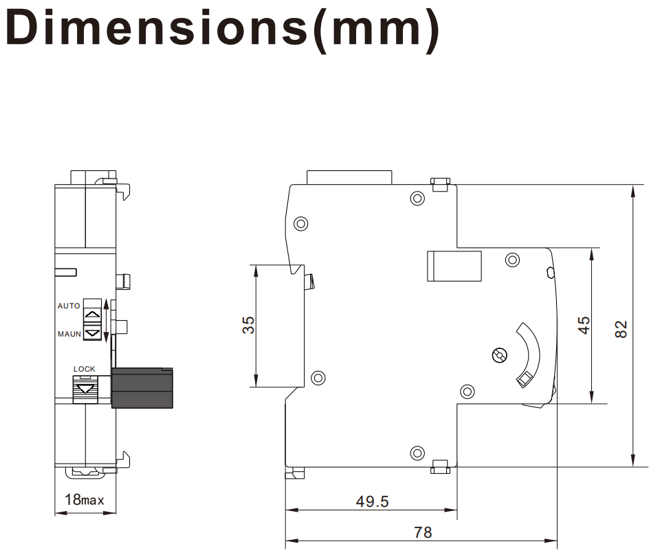 GEYA MCB/RCCB/RCBO Controlled by WiFi Instruction Manual Auto Recloser Mcb Circuit Breaker 2P 40A 30mA/100mA