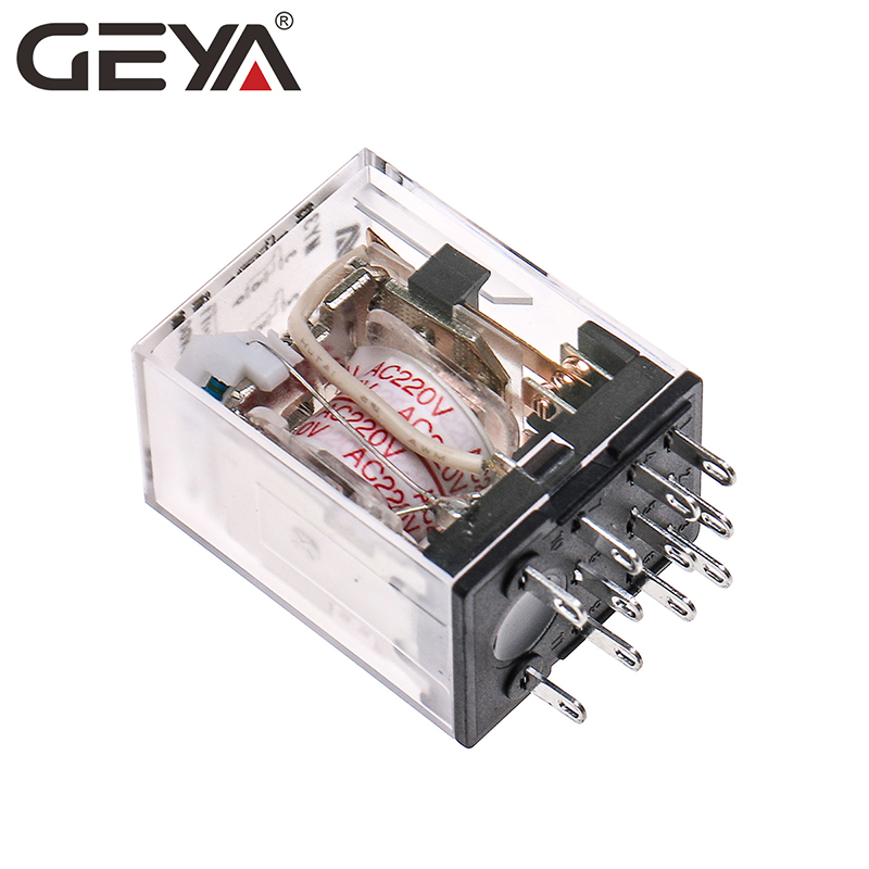 GEYA Electronic Micro Electromagnetic Relay Coil with CE HH53P MY3 11P AC 220V 6.5A