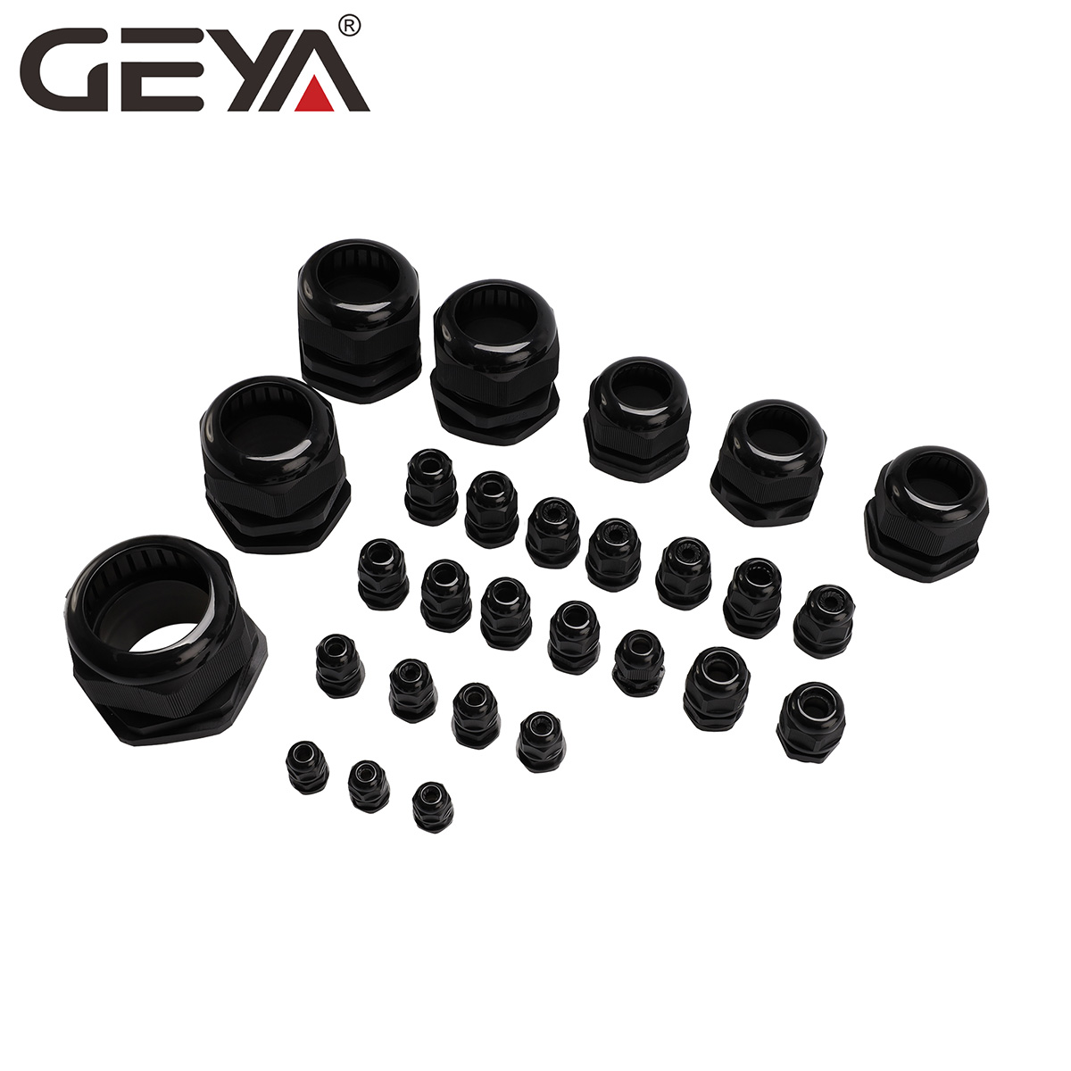 GEYA PG Type PG48 Nylon Rubber PA66 Cable Glands (United Structure) with CE ROHS IP68 Can Customized
