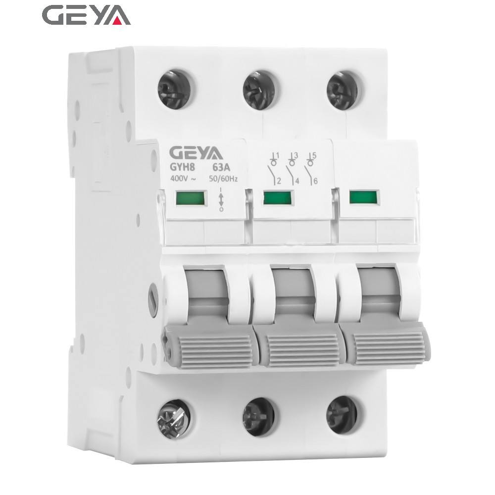 GEYA Original GYH8 3 Phase Isolating Switch Breaker Type of Isolator Switch Main Switch
