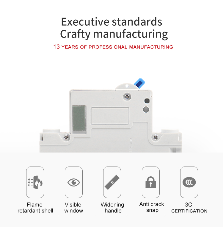 GEYA 1P+N 32A 4.5KA 6KA RCBO Residual Current Circuit Breaker With Over-current Protection MCB RCCB RCBO