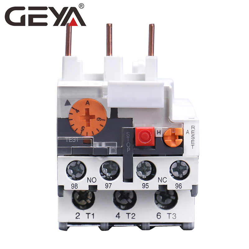 GEYA LR2 D13 Telemecanique Thermal Overload Relay 0.1A  0.25A 0.4A 0.63A 1A 1.6A 2.5A 4A 6A 8A 10A 25A Thermal Relay Factory