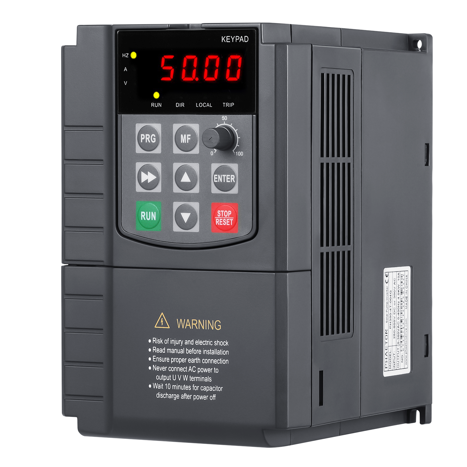 GEYA AX300-004G/5R5P-T4 380V/4KW AC Solar Pump Inverter Ip55 with Input Ac 2.2 kw Vfd 630kw Vfd 3 Phase