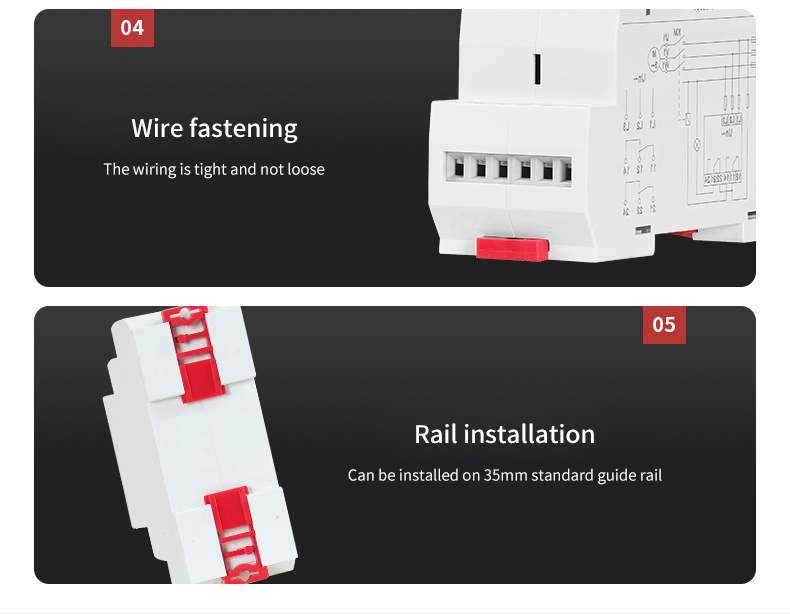 GEYA GRV8-10 NEW 36mm Width 3 Phase Voltage Monitoring Relay with Reset Time 0.1s-10s Over Under Voltage Relays