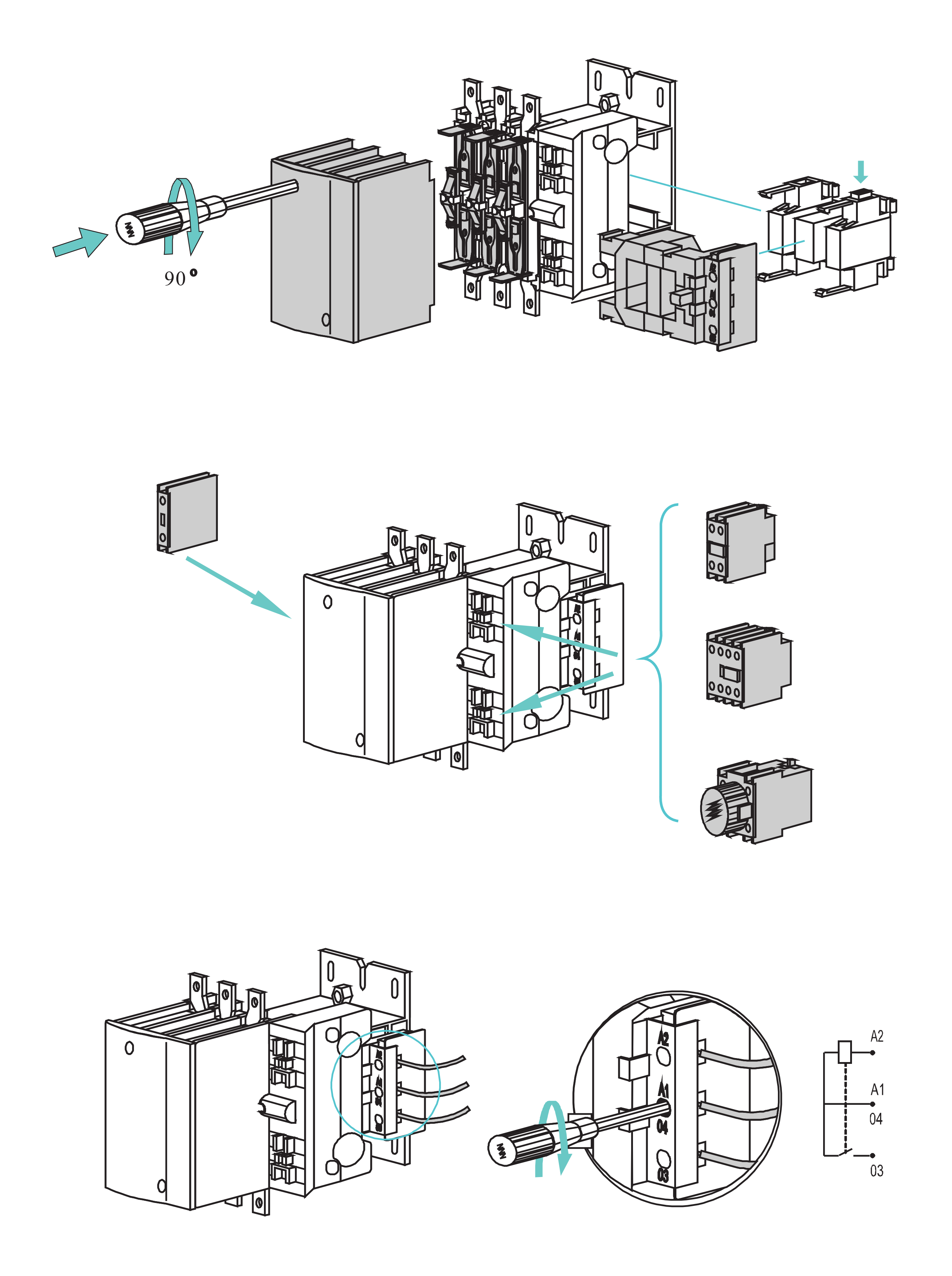 GEYA GYC5 700 High Ampere High Current Category AC1 Contactor AC Magnetic Contactor 1000/1250/1450/1700/2100/2600/3200A