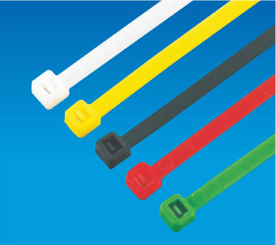 GEYA Plastic PA66 Nylon Pull Tight Fasten Cable Tie for Industrial Application Black Cable Tie
