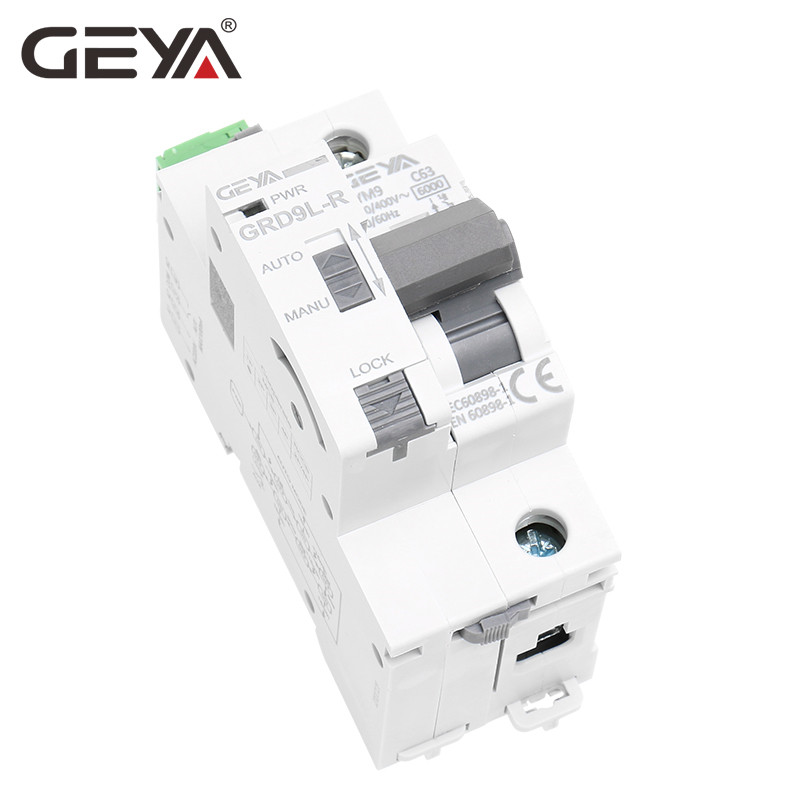 GEYA Din Rail GYM9 1P MCB with Autoreclose Device Automatic Reset Circuit Breaker Smart Home MCB Auto Recloser