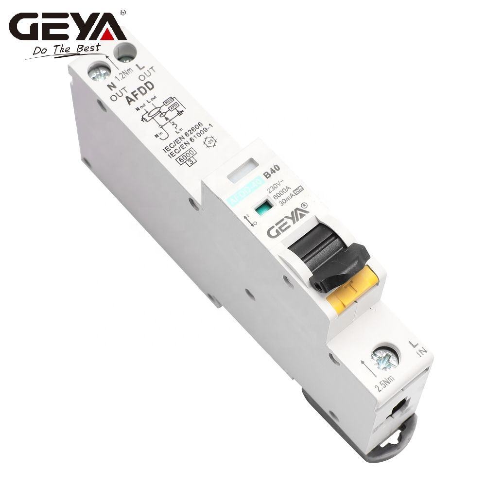 GEYA AFDD5-40 Arc Fault Circuit Breaker Afdd Rcbo Afci protection with Leakage