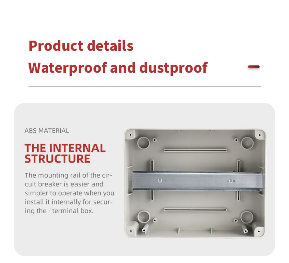GEYA DXHT 8WAY ABS with Busbar Power Distribution Box Equipments Electrical Equipements Suppliers Outdoor Electrical Cabinet