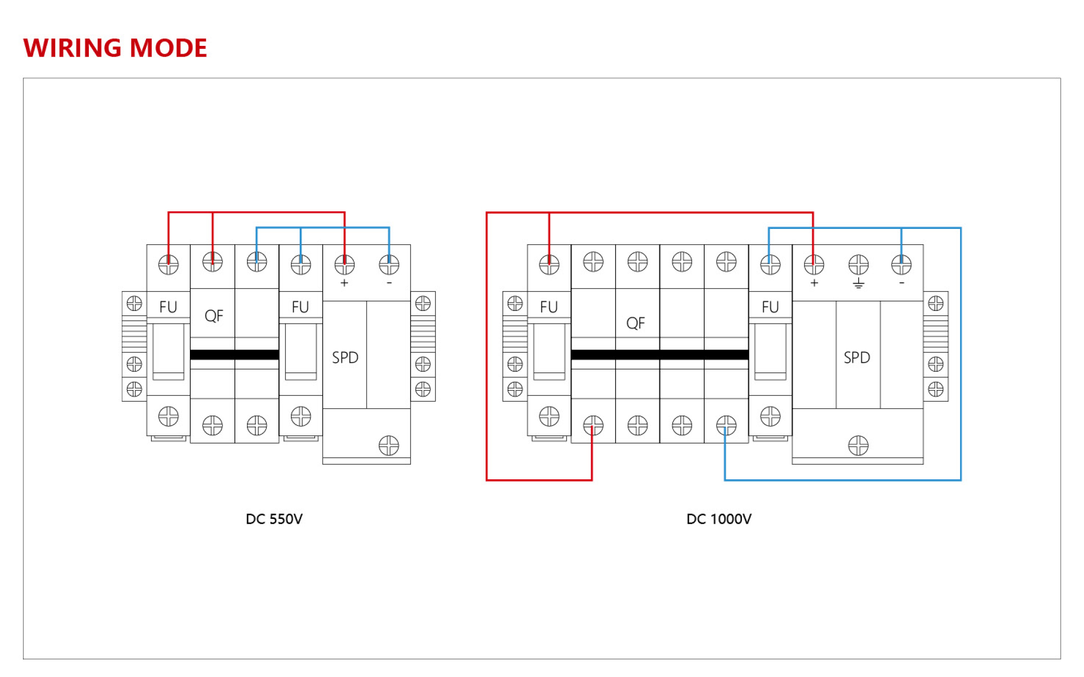 GEYA CE CB ROHS 1 in 1 Out Dc 550V 1000v Solar Pv Array Combiner Box 1 String for Solar System