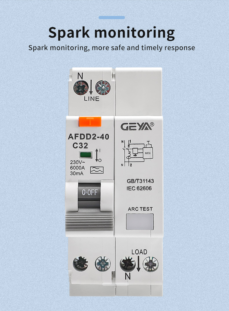 GEYA AFDD2-40 Arc Fault Detection Device Afdd Buy