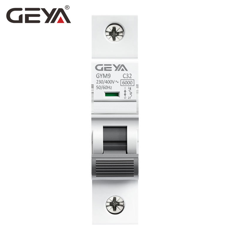 GEYA GYM9-6A-1P Type a  6KA 230V 400V 500V MCB 50/60Hz 1-63A 1P 2P 3P 4P  DIN Rail FN MCB Miniature Breaker Circuit