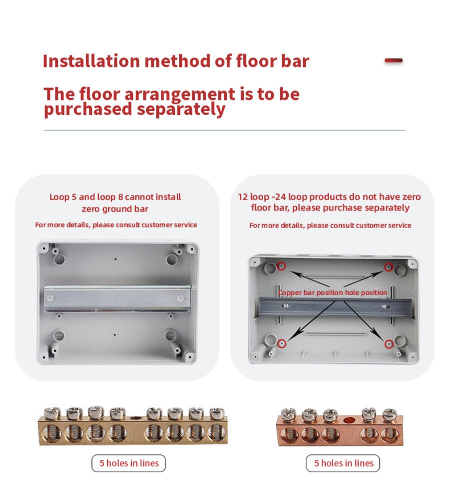 GEYA DXHT 8WAY ABS with Busbar Power Distribution Box Equipments Electrical Equipements Suppliers Outdoor Electrical Cabinet
