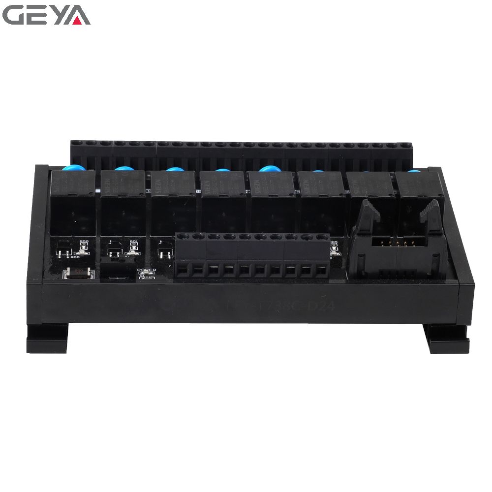 GEYA FY-T73-8C DIN Rail Panel Mount 8 Channel Interface Relay Module 5V 12V 24V AC DC 1NO1NC