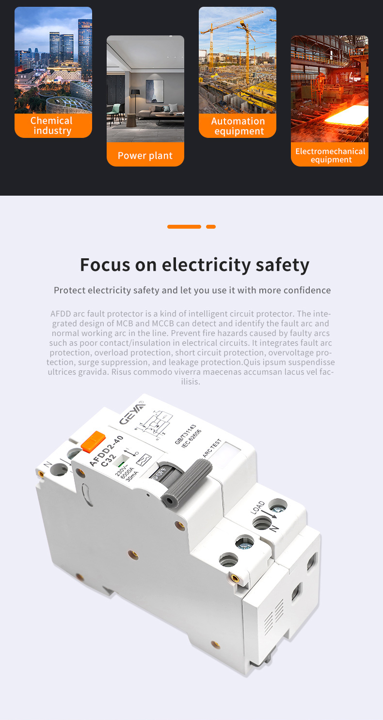 GEYA AFDD2-40 Arc Fault Detection Device Afdd Buy