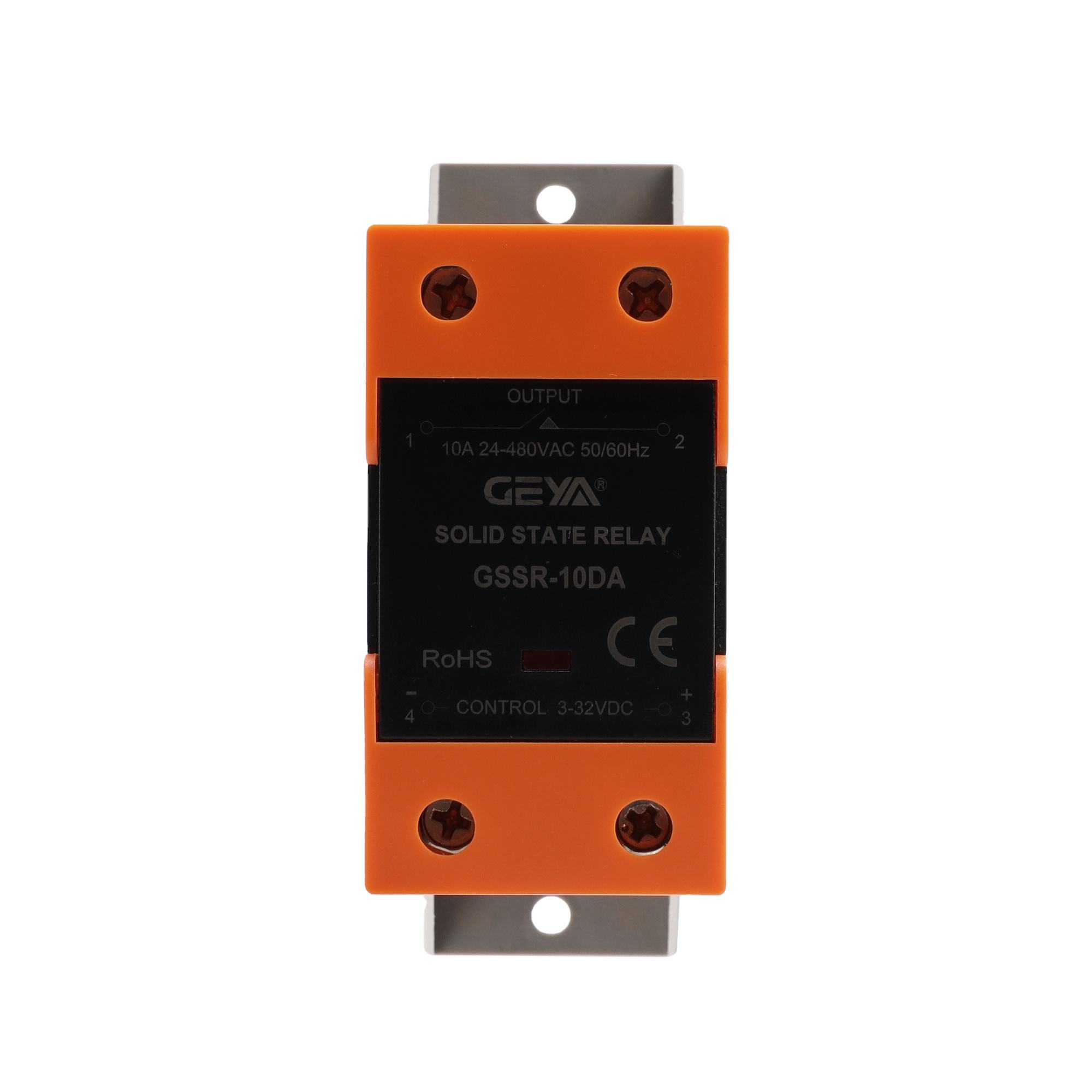 GEYA GSR2-1 10DA-120DA Best Miniature 24vac 40a Ssr Solid State Relay with Radiator Dc to Ac 50 Amp 80a 20a 3v 90 Amp