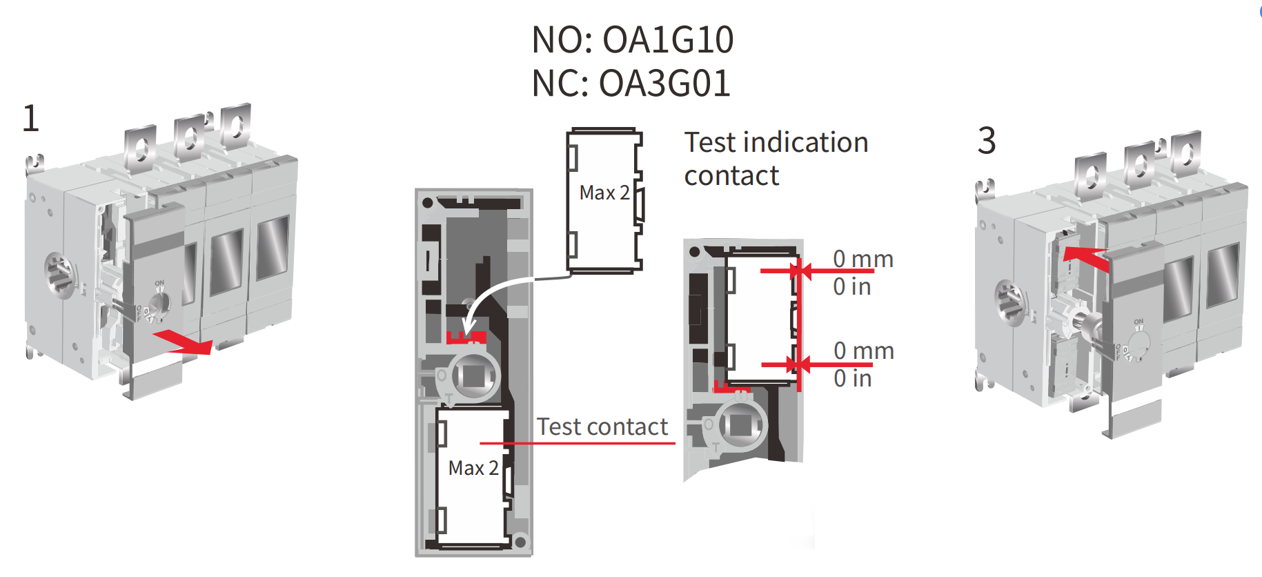 GEYA High Quality OTG-125F4 6-125A 3P/4P CE Electrical Switch/MTS/ Changeover Switch Power Isolator Switch Supplier