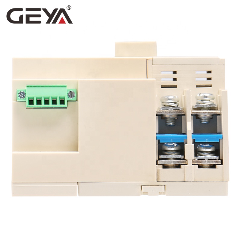 NEW GEYA Photovoltaic Solar Power Dual Solar Automatic Power Transfer Din Rail 2P 63A AC220V ATS PV System Power Use Only