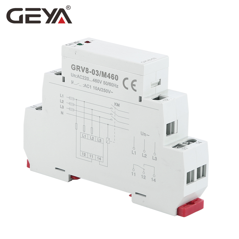 GEYA GRV8-03 M265 3 Phase Supply Control Relays Monitoring Phase Sequence Phase Failure