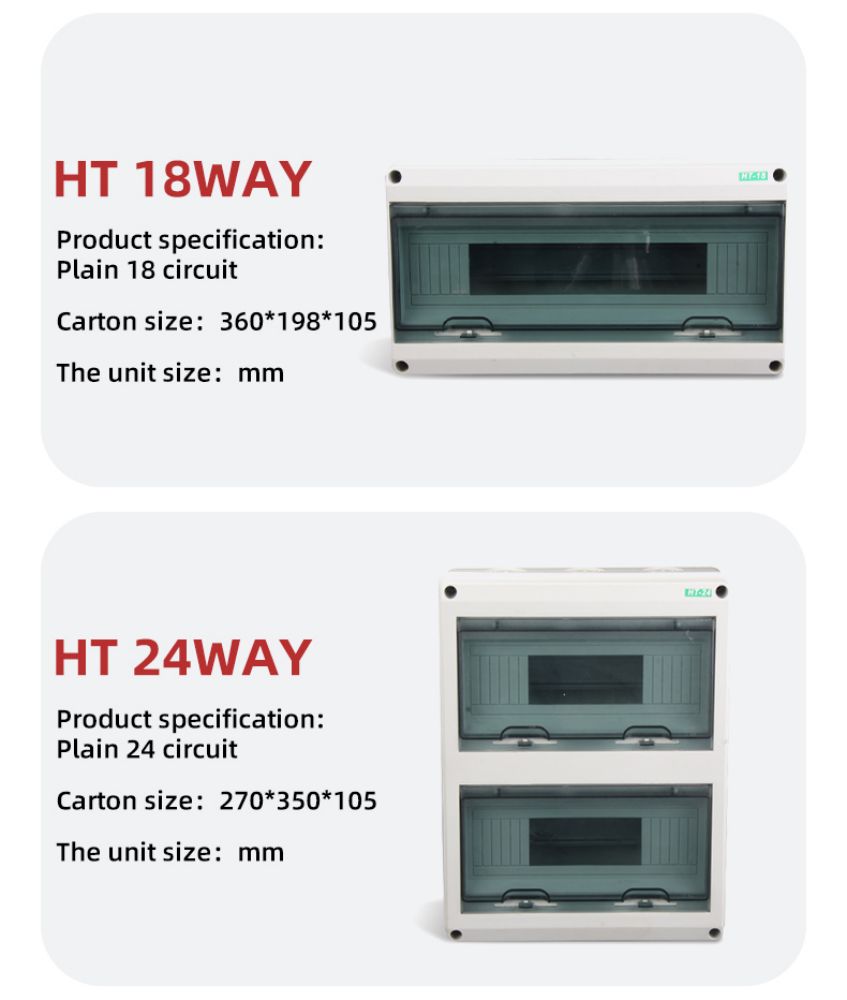 GEYA DXHT 8WAY ABS with Busbar Power Distribution Box Equipments Electrical Equipements Suppliers Outdoor Electrical Cabinet