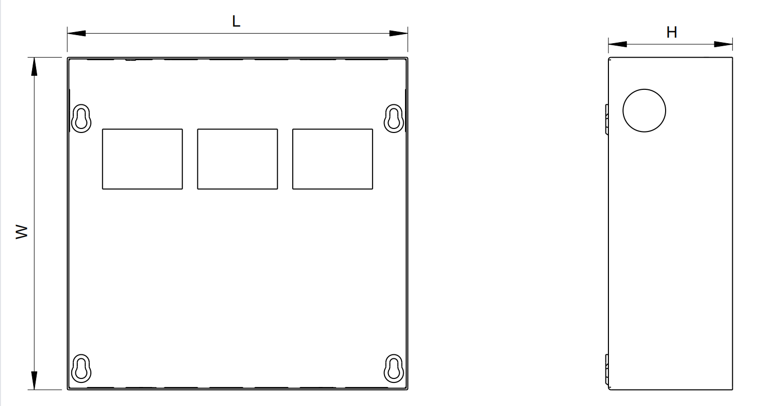 GEYA Good Price British Plastic Electrical Mcb Power Distribution Box 4way for Low Voltage ODM OEM