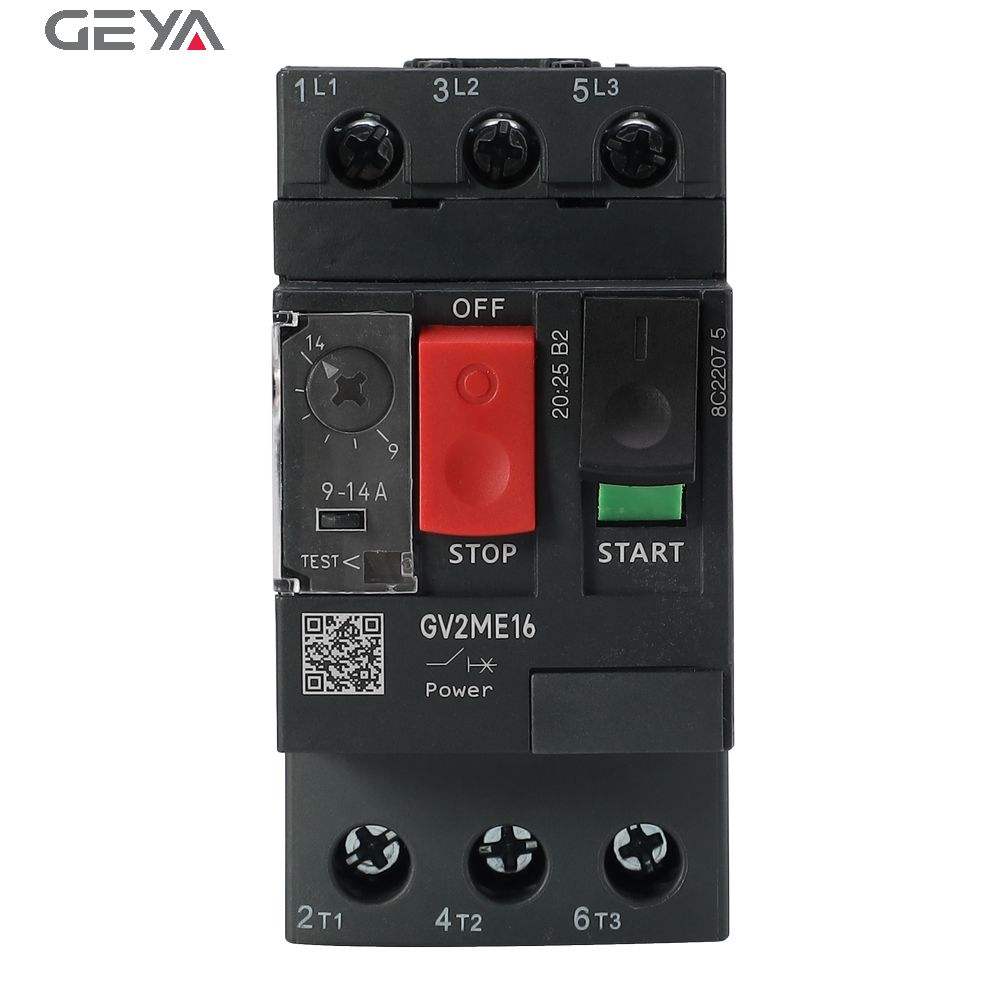 GEYA Motor protection Circuit Breaker  Motor Gv2 Electric Motor Switch Moulded Case Circuit Breaker MPCB