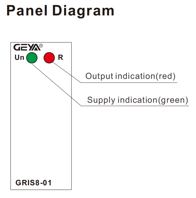 GEYA GRIS8-02 AC85-265V High-Performance GRIS8 Isolated Relay with 3-Way Isolation for HVAC and Elevator Control