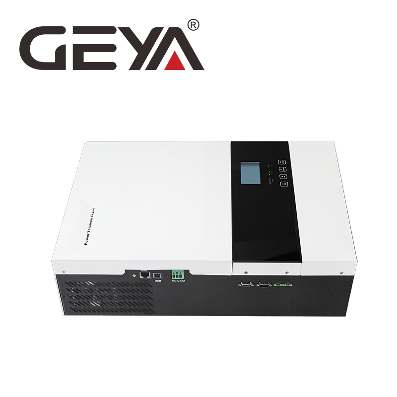 GEYA 120-280VAC 3000W 3200W 5500W MPPT PWM Solar Charger Controller Power 14.5A/13.9A/13.3A Inverter with 120-450VDC MPPT Range