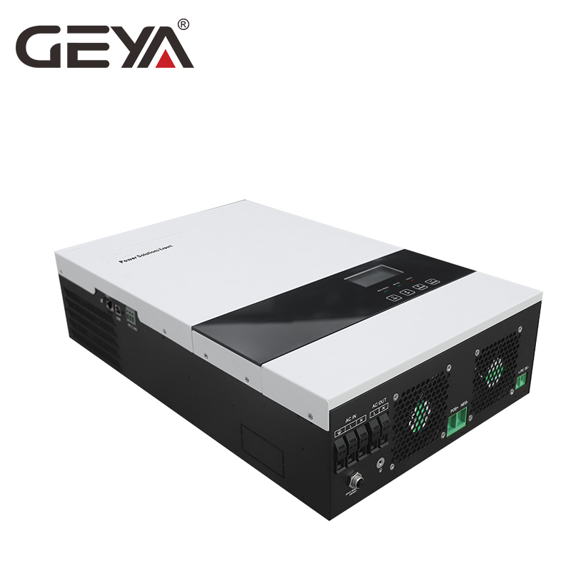 GEYA 120-280VAC 3000W 3200W 5500W MPPT PWM Solar Charger Controller Power 14.5A/13.9A/13.3A Inverter with 120-450VDC MPPT Range