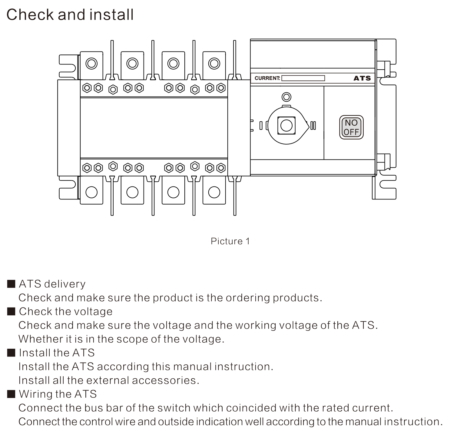GEYA 690v 800v 8kv AC400V 8KA 17KA 26KA 67.5KA Generator Dual Power Automatic Transfer Switch 4P 400V 100A ATS