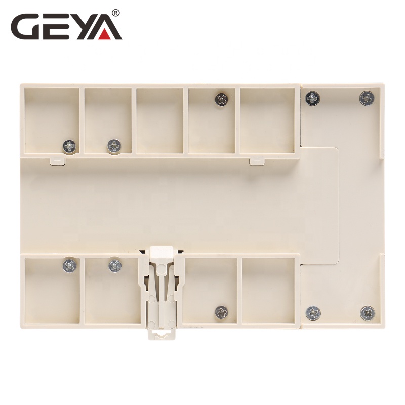 GEYA Grid PV System Power Transfer to City Power Dual Power Automatic Transfer Electrical Selector Switches Din Rail 4P 63A  ATS