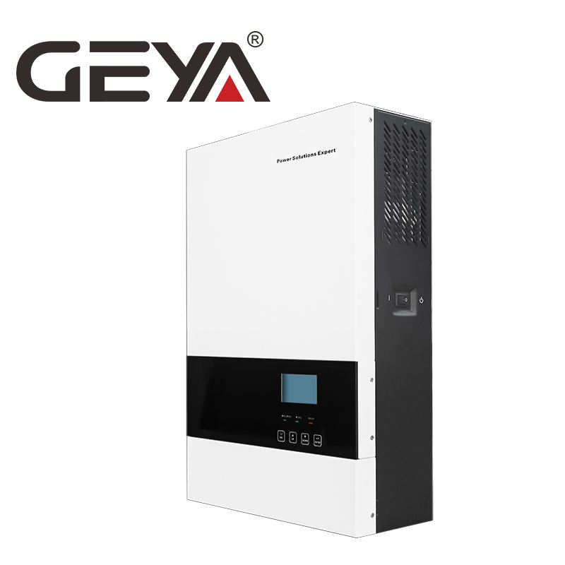 GEYA 120-280VAC 3000W 3200W 5500W MPPT PWM Solar Charger Controller Power 14.5A/13.9A/13.3A Inverter with 120-450VDC MPPT Range