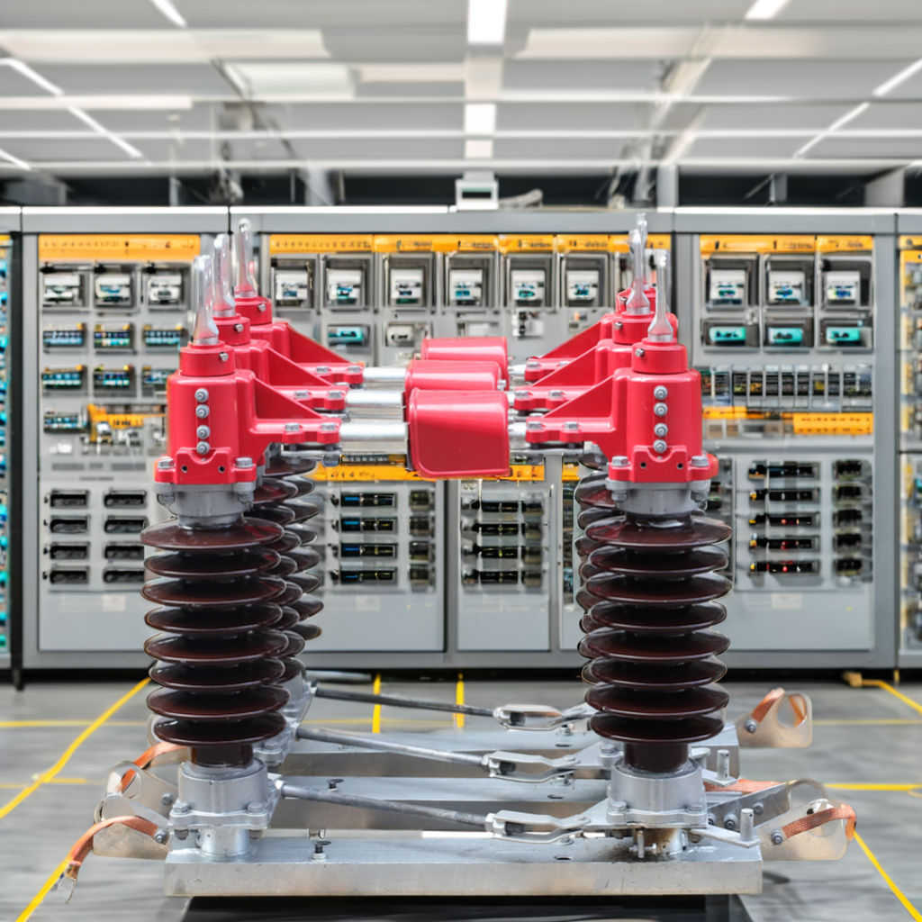 12kV Outdoor High Voltage GW4 Double Column Horizontal Opening Isolator Switch